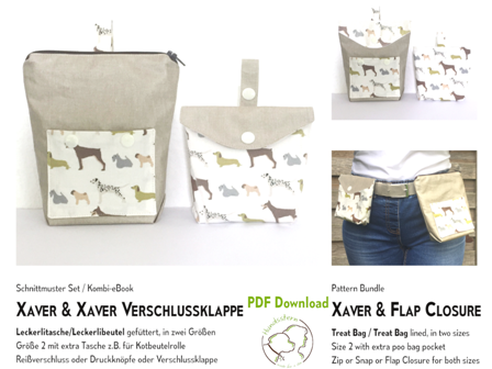 XAVER treat bag, walkies bag